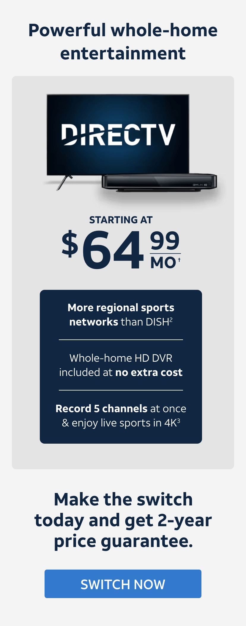 Experience powerful whole-home entertainment